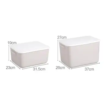 

2020New Large Clothes Storage Box Clothing Storage Bins Snacks Toy Case Underwear Organizer Plastic Container Boxes Closet