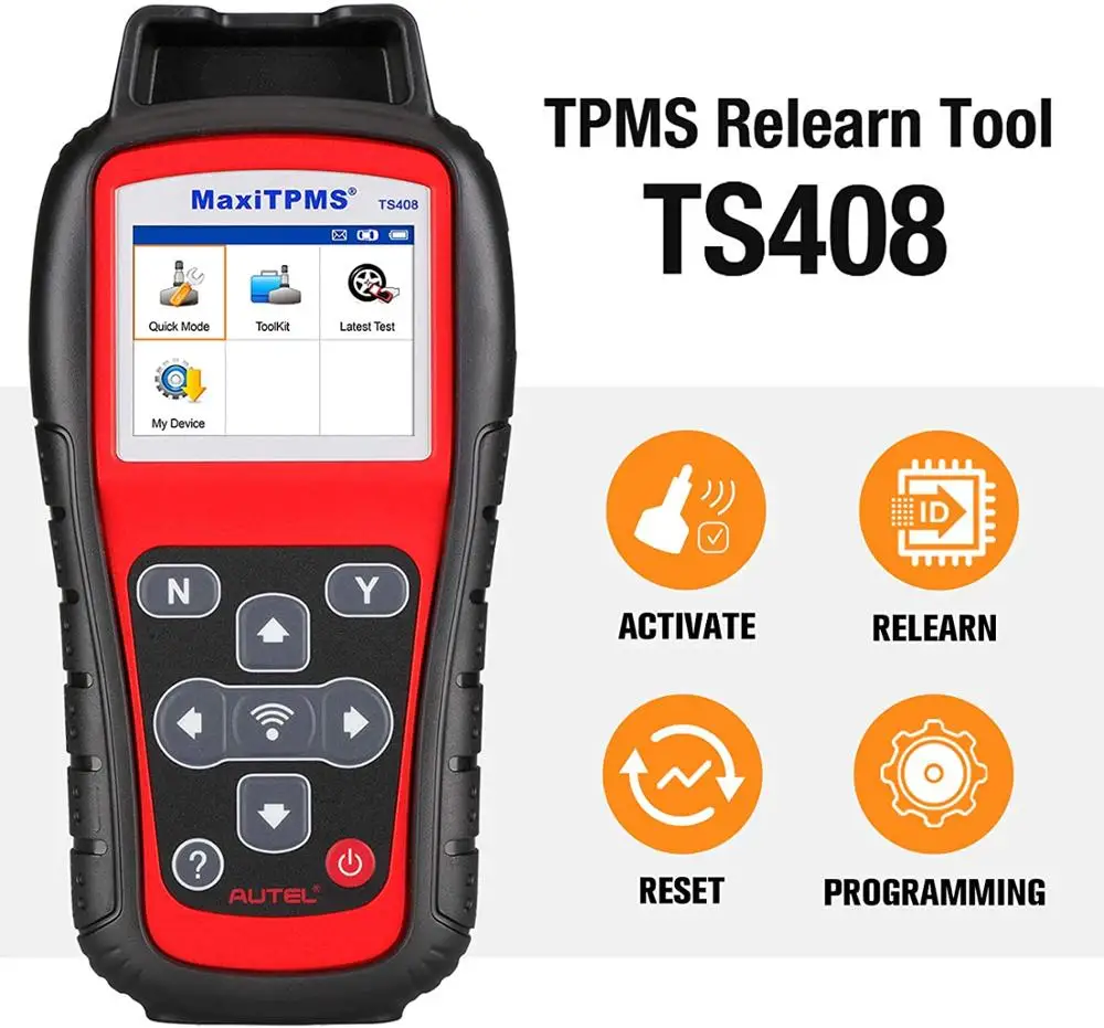 Autel TS408 TPMS Relearn инструмент монитор давления в шинах датчик Программирование