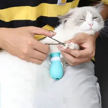 

4 Pcs Anti-Scratch Paw Protector Boots Cats Cut Nails Bath Bite Washing Feet Set Silicone Adjustable Cat Grooming Claw Paw Cover