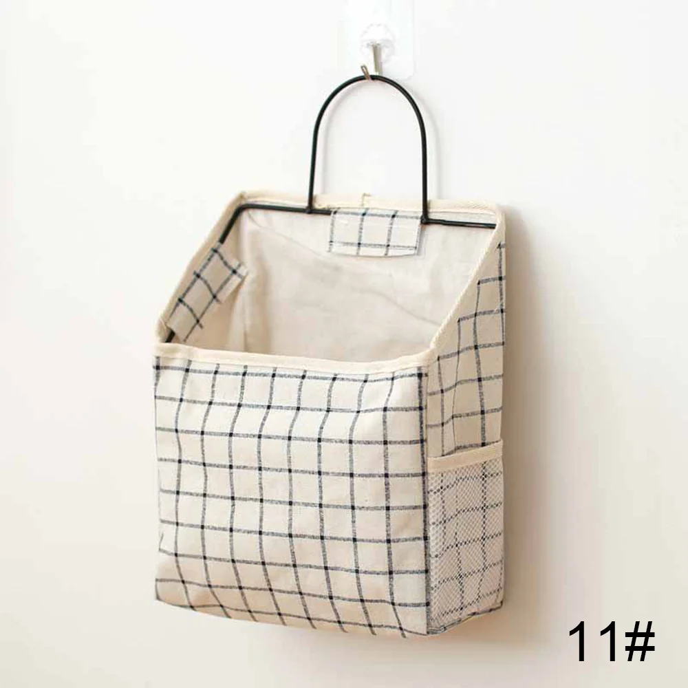 Настенный держатель для подвесного хранения сумка большая емкость органайзер для гардероба прочный подвесной органайзер для ювелирных изделий с крюком сумка для хранения - Цвет: K