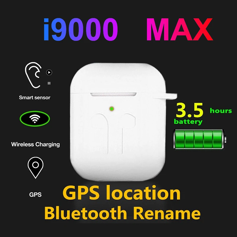 Новинка 2021 оригинальная Беспроводная bluetooth гарнитура i9000 MAX PK i5000 i7 i11 i12 i14 i30 i60 PRO