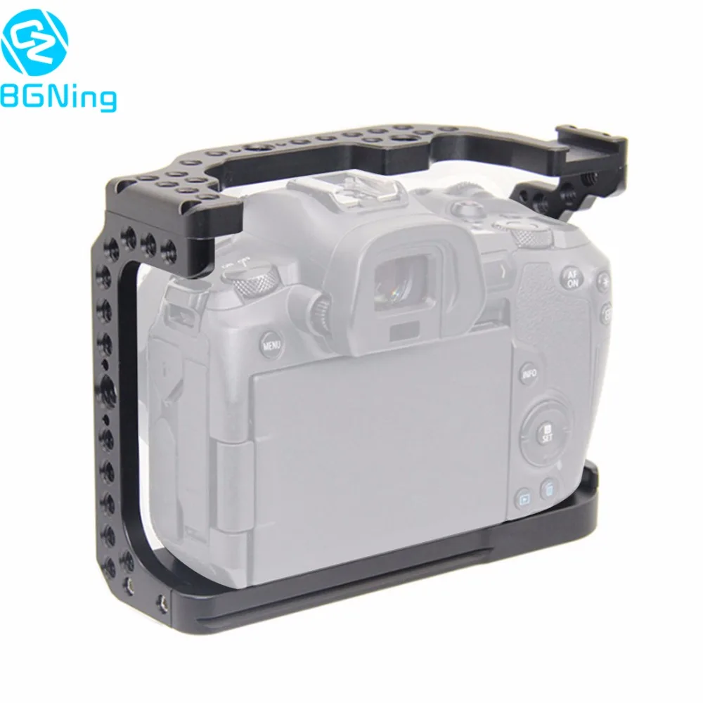 Алюминиевая клетка для камеры для Canon EOR S, защитный чехол, видео пленка, кино, Риг, стабилизатор, рамка, крышка для EORS, быстросъемная пластина L