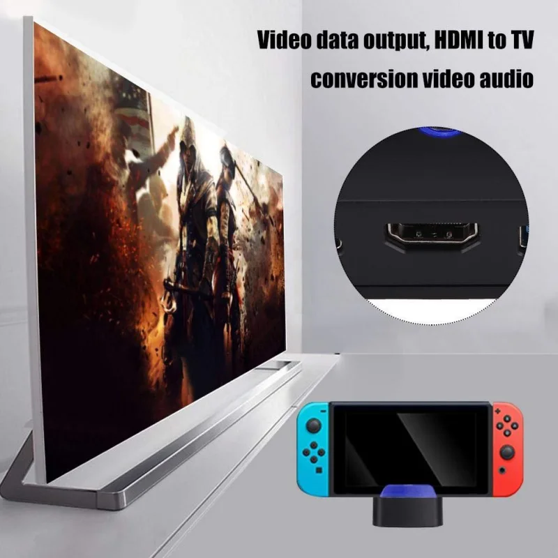 Usb-хаб Зарядная база для nintendo Switch клавиатура и переходник для мыши конвертер для HDMI геймпад консоли аксессуары