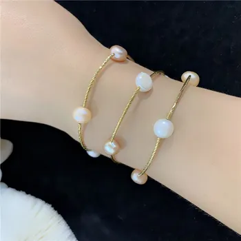 

10 pcs pearl Shining women bracelet couple bresilien is interlaced with multiple layers of jewelry New elegant anniversary gift