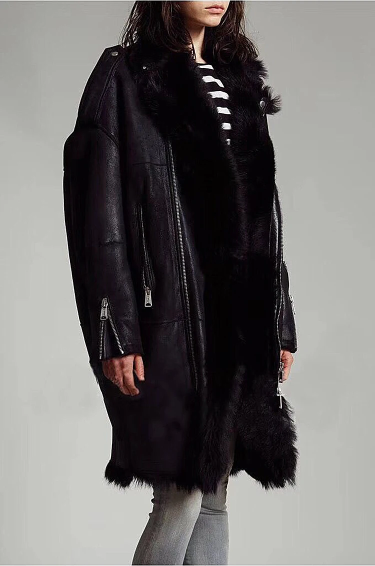 Подлинное пальто из натурального овечьего меха, Женское пальто из шерсти Тосканы, зимнее плотное пальто из натуральной овчины, куртка из натуральной овечьей кожи, Длинные куртки