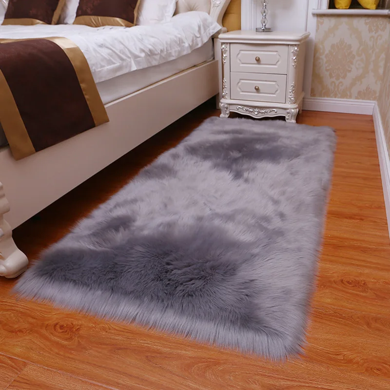 Thick Fluffy Living Room Rug Carpets Fluffy Bed Rooms Carpets