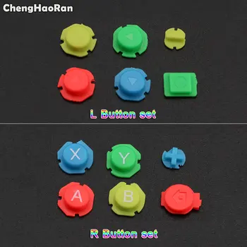 

ChengHaoRan Colorful ABXY Directions Keys Buttons Joystick for Nintendo Switch NS NX Controller Joy-con Left Right Controller