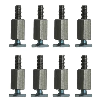 

8pcs/set Solid Motherboards Accessory State Disk Rapair Tool Metal Mounting Screws Headshells Hardware Easy Install