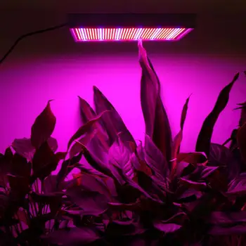 

200W LED Grow Seedling Lamp Full Spectrum Plant Light with US Plug for Greenhouse Flower Indoor (Silver)