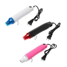 Мини Портативный 110 В горячий воздух СПРЕЙ 300 Вт макс 200 Температура DIY тиснение Электрический Электроинструмент цифровой тепловой пистолет США штекер