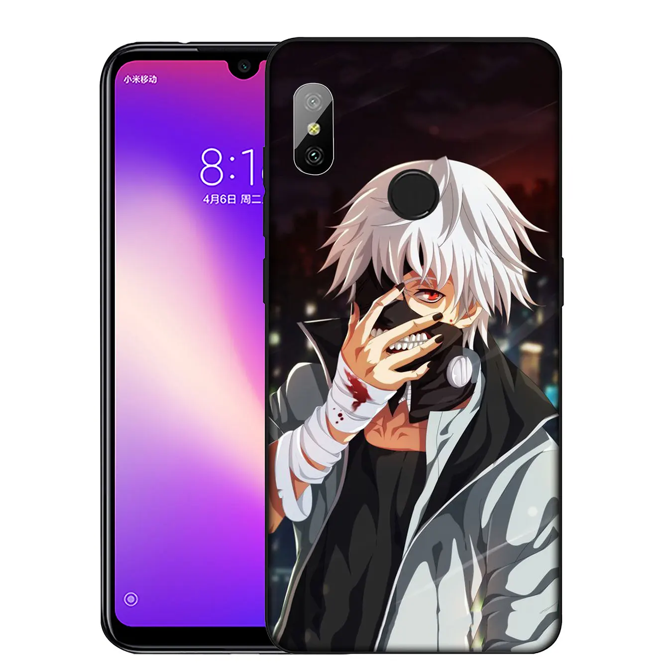 3 IYICAO Токийский Гуль аниме Kaneki Ken Мягкий силиконовый чехол для телефона для Xiaomi Redmi 8A 7A 6A 5A K20 S2 4A 4X Note 8 7 6 Pro 5 Plus - Цвет: 3