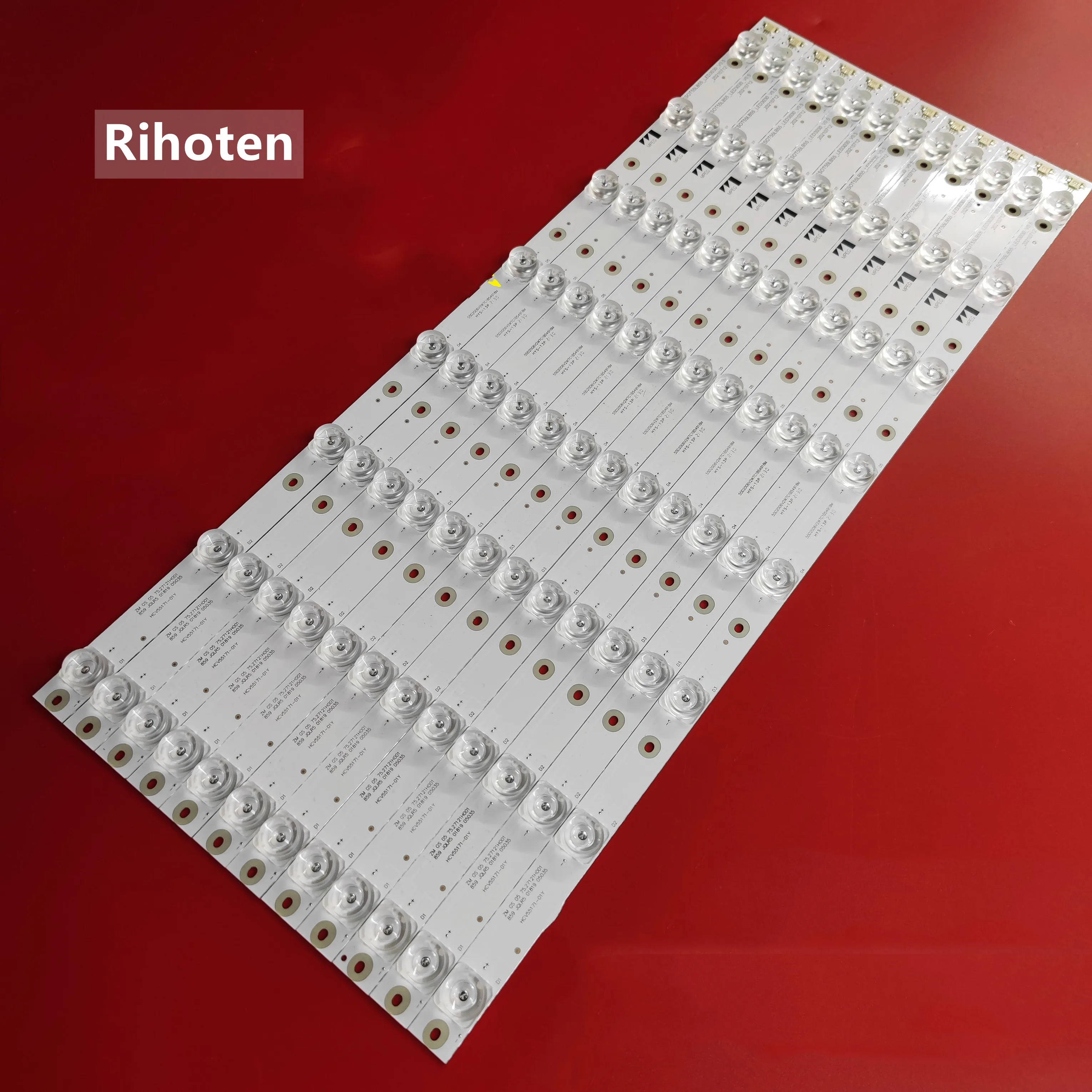 12 шт./лот светодиодная подсветка для детской лампы A4 BDL5530QT HCV55 MG5461D0 светодиодов |