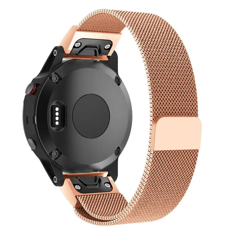 Миланская Магнитная Быстрая Установка часов Ремешок для Garmin Fenix 5X/5X Plus Смарт-часы долговечные аксессуары#810