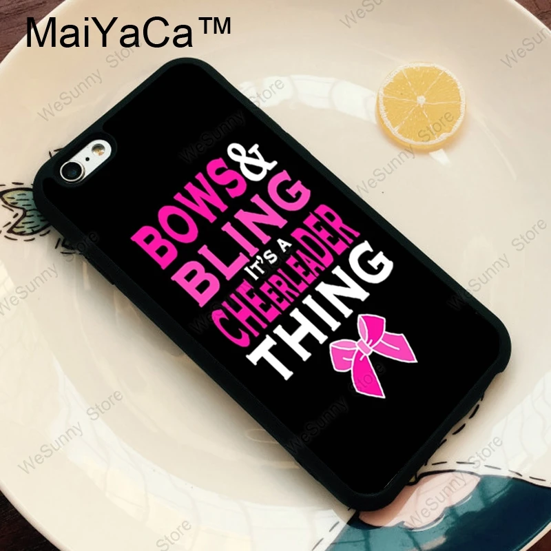 MaiYaCa Cheers Cheerleader лук на палец ТПУ Пластиковый чехол для телефона для iPhone 11 Pro MAX X XR XS MAX 6 6s 7 8 Plus 5S задняя крышка чехол