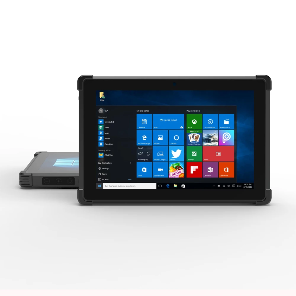 US $699.96 Industrial Panel PC Computer BRT10 Rugged Windows Tablet PC Waterproof Intel Core N2930 101 8GB RAM 128GB SSD Wifi HDMI USB30