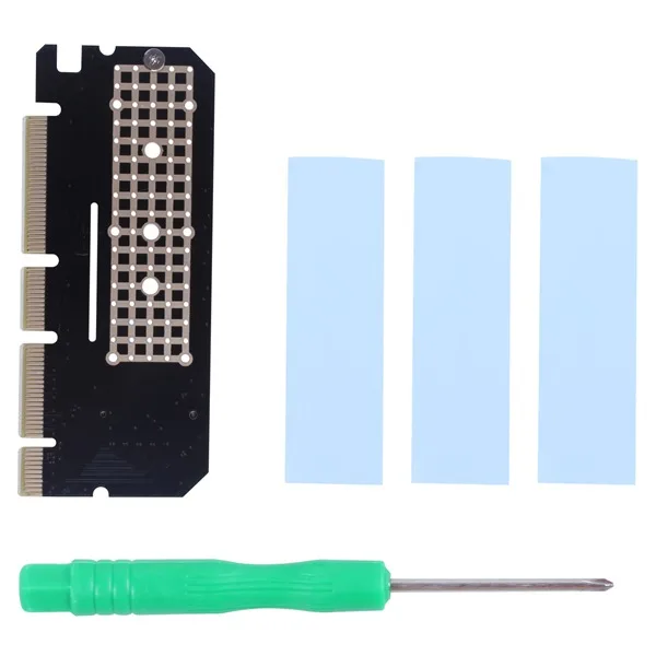 M.2 NVMe SSD NGFF к PCIE 3 0 X16 адаптер M ключ интерфейсная карта Suppor PCI Express 0x4 2230 2280 Размер m.2