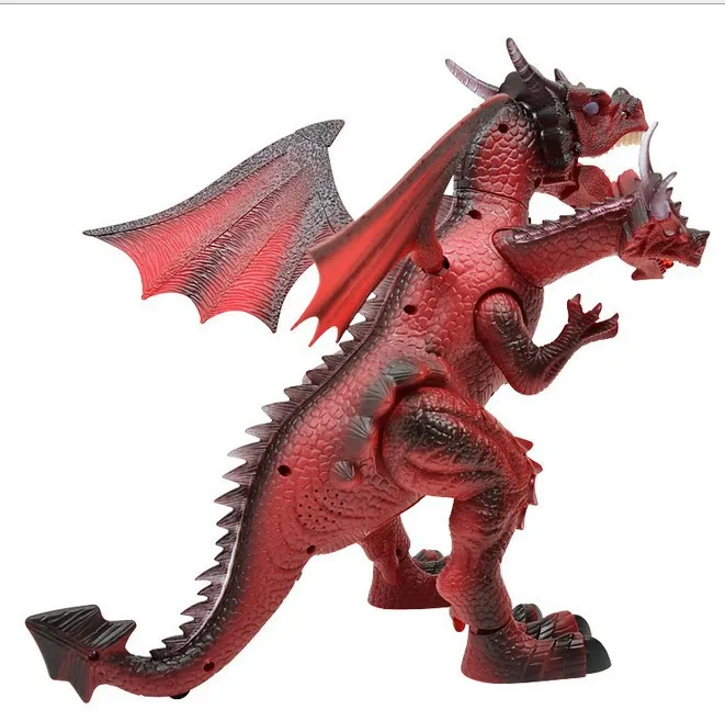 

Infrared Remote Control Electric Dinosaur Toy Model Will Walk Sound Making Early Childhood Educational Smart a Dragon with Three