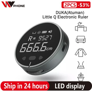 

Youpin DUKA(Atuman) Little Q Electronic Ruler 99M Length Measurement Volume Measure Distance Meter Multifunctional Tape