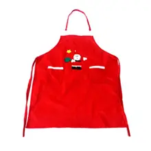 Милый Рождественский Декор фартук с аппликацией бар ресторан официант в отеле креативный комбинезон