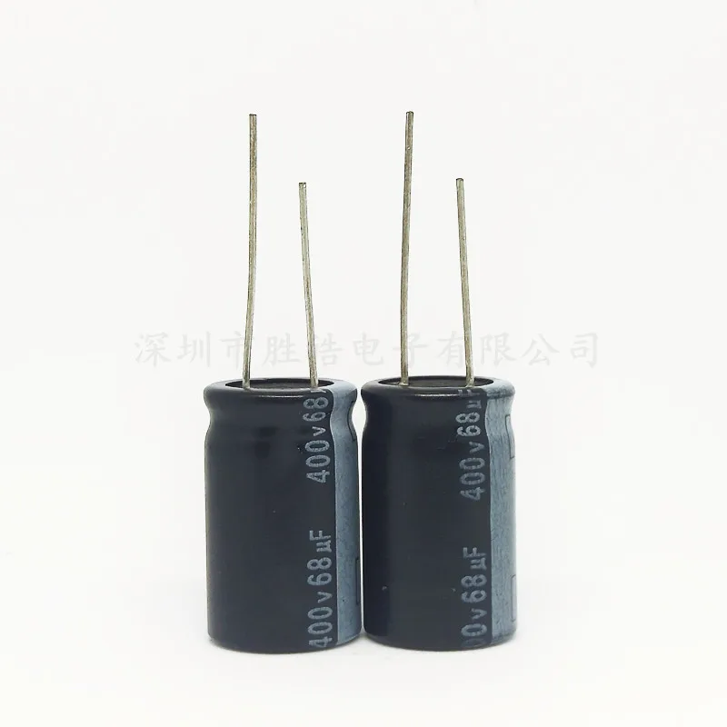 5PCS/lot Higt Quality 400V68UF 16*25mm 68UF 400V Aluminum Electrolytic Capacitor Size：16x25(mm)