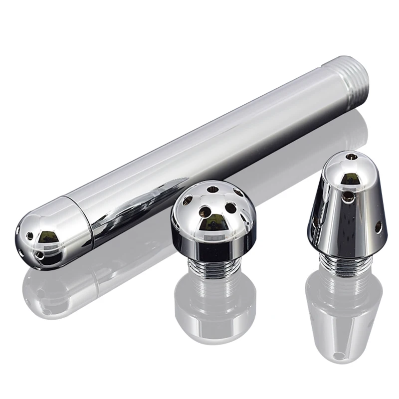 Metal Anal Clean Shower Enema Water Nozzle 3 Style Plug Head Enema Anal Cleaning Vagina Clean Kit/Faucet Anal Plug Anal Sex Toy