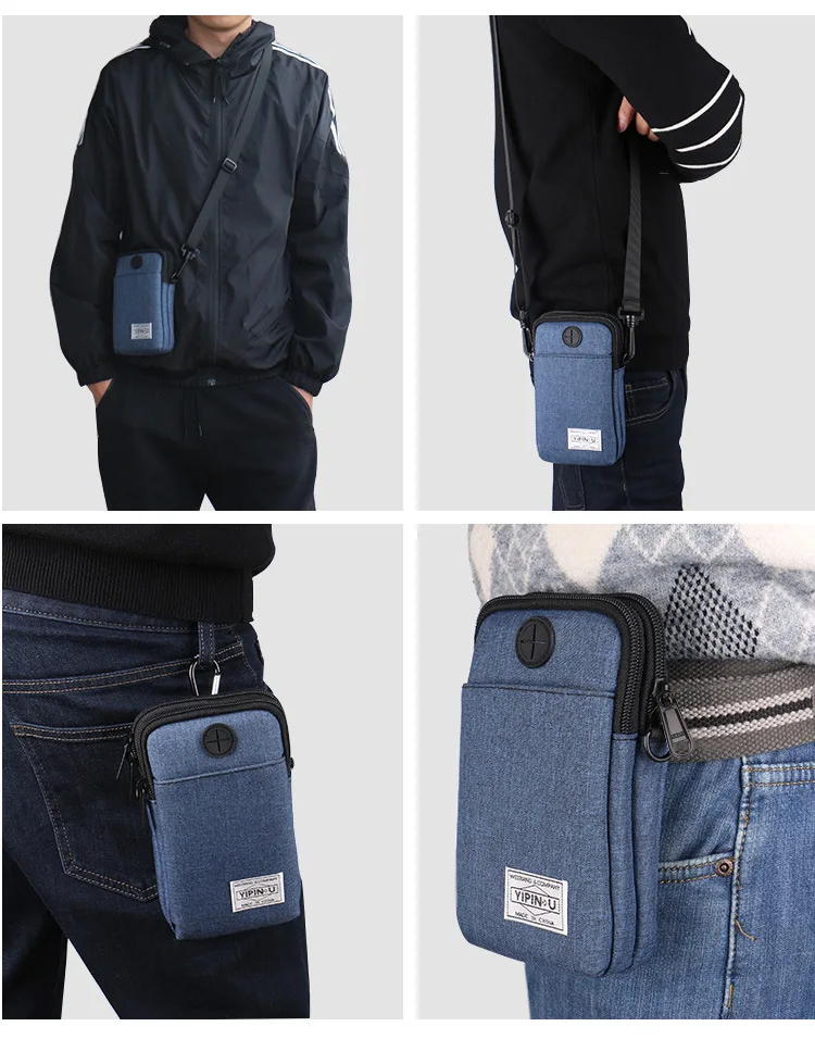 Women Oxford Passport Mobile Phone Bag Waterproof Storage Purse Outdoor Travel For Men&Women Mini Crossbody Bag PA06 (3)