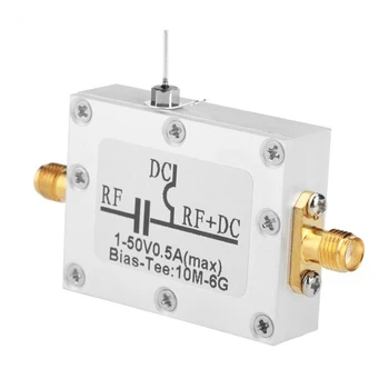 

High Quality Bias Tee 10MHz-6GHz Broadband Radio Frequency Microwave Coaxial Bias DC 1-50V