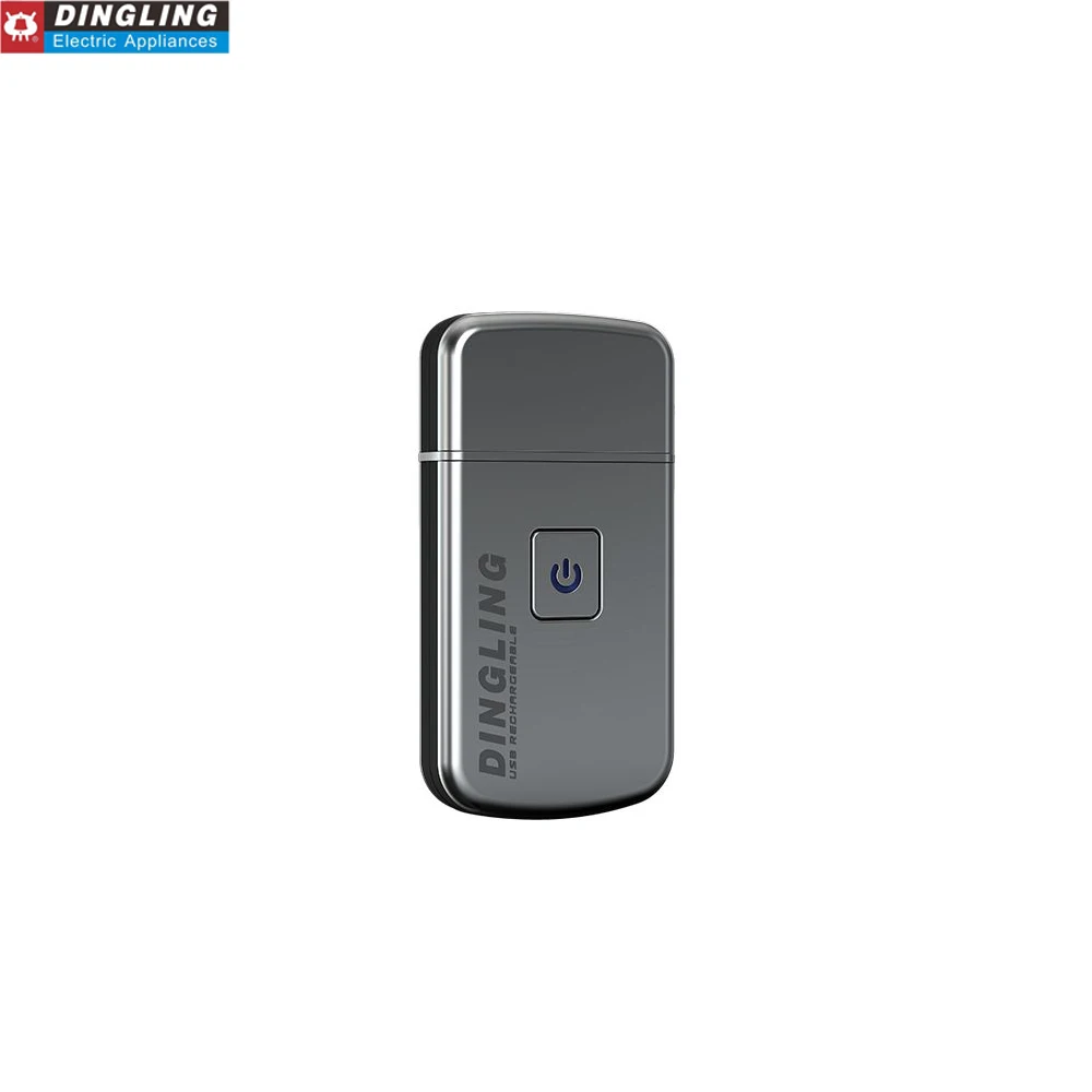 DingLing USB Charging Electric Shaver For Men Mini Razor Beard And Mustache Trimmer Beard Reciprocating Shaver Head