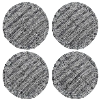 

4Pcs Mopping Head Brush Mopping Rag Microfiber Mop Cloth for Dyson V6 V7 V8 V10 V11 Handheld Vacuum Cleaner