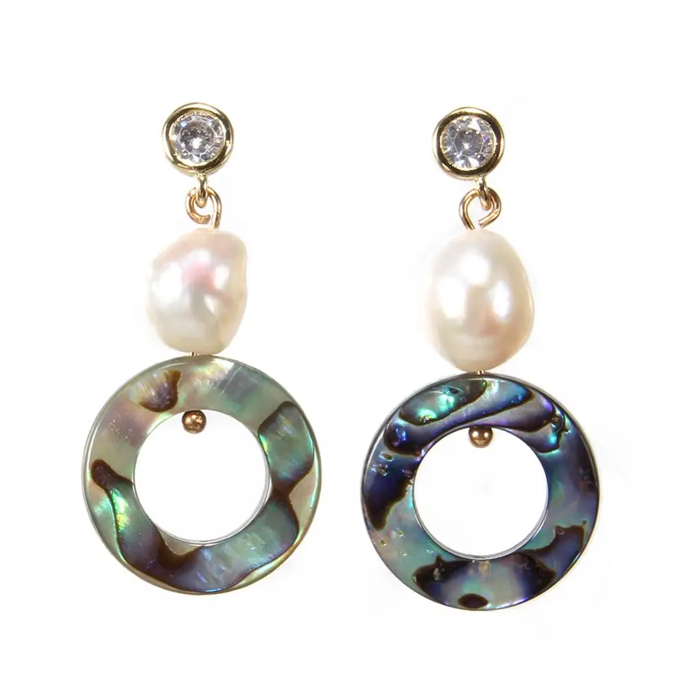 Coeufuedy Fashion Pearl Earrings Natural Fresh Water Drop For Women Party Trend Jewelry | Украшения и аксессуары