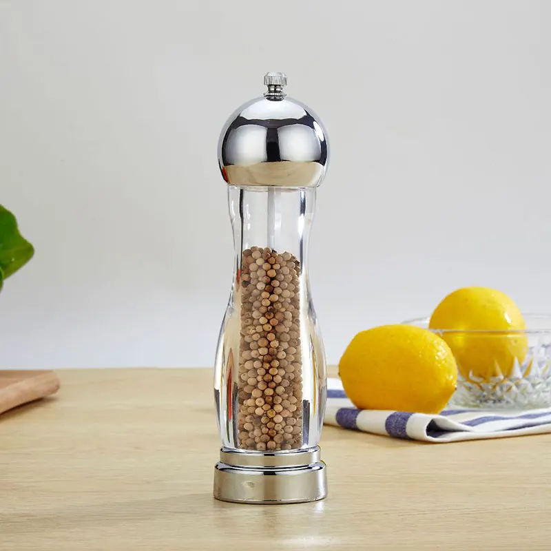 Портативный ручной мельница для соли и перца инструмент для кухонного барбекю кемпинг TT-best - Цвет: l