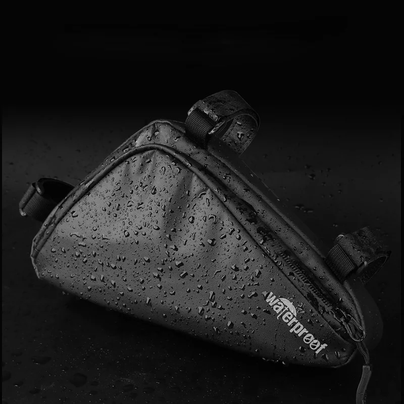 Сумка для велосипеда непромокаемая большая емкость MTB Дорожная Рама Сумка треугольная сумка Водонепроницаемая чеканка сумка Аксессуары для велосипеда