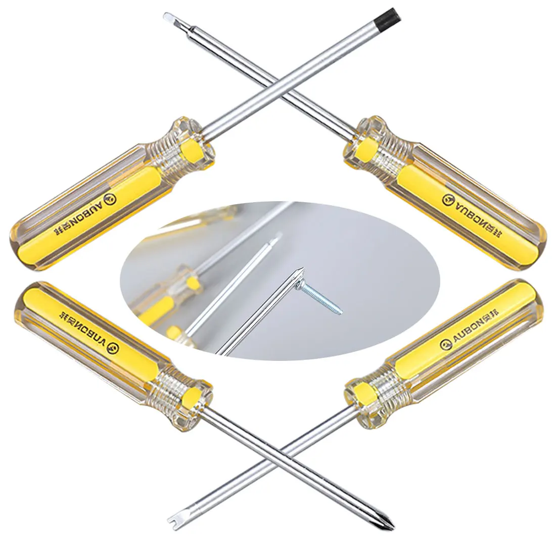 1 шт. отвертка многофункциональная Магнитная 3 мм Phillips наконечник с прорезью