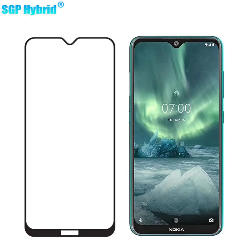Закаленное стекло с полным покрытием 2019 для Nokia 7 2 6 9H Защитная пленка 4 3 HD защита