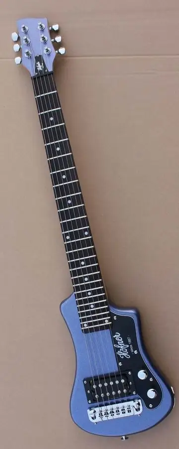 Оптовая продажа дорожная гитара мини Бесплатная Сумка доставка в синем цвете