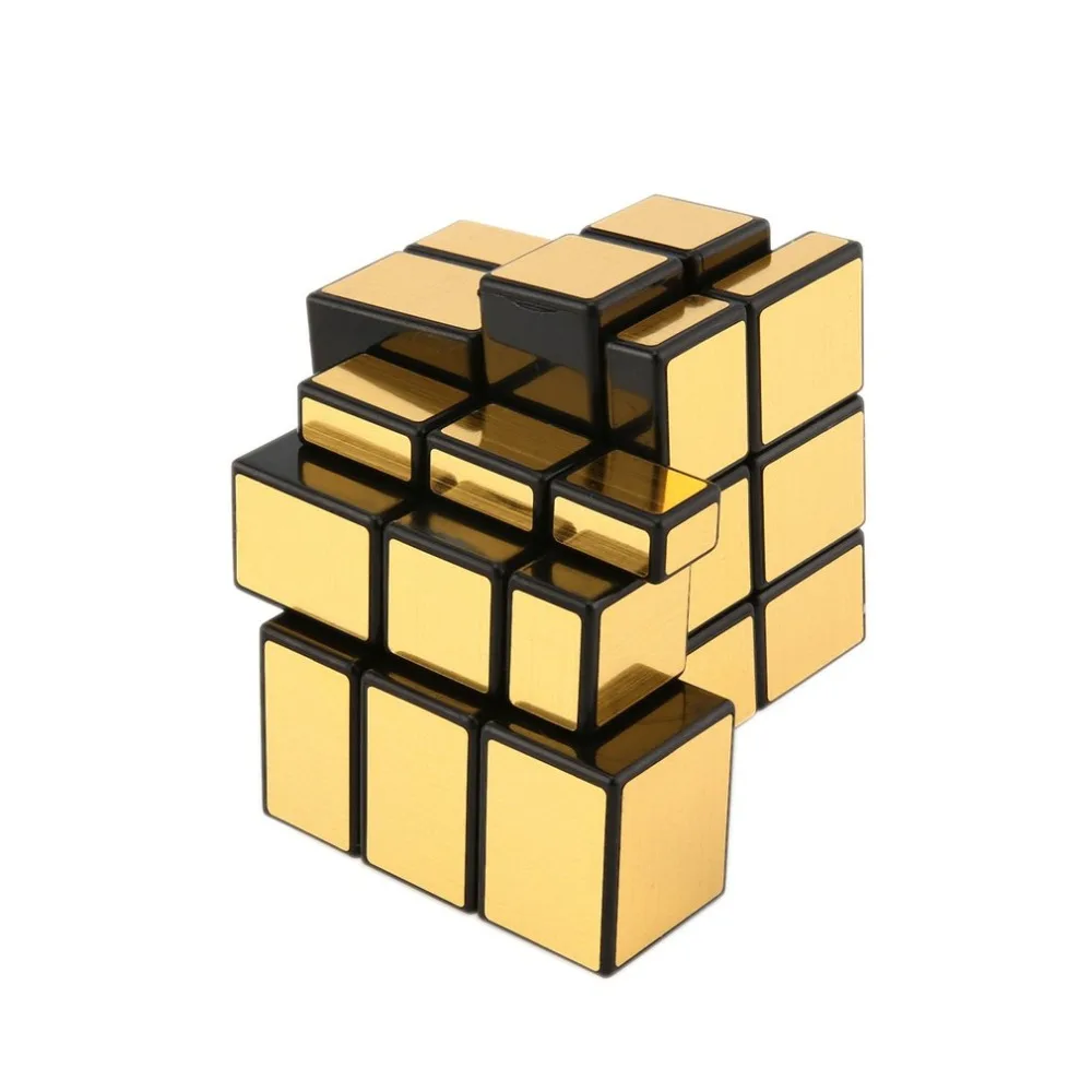Stickers brushed special-shaped fine-tuning spring ABS environmental third-order mirror Magic educational cube toys for Kids