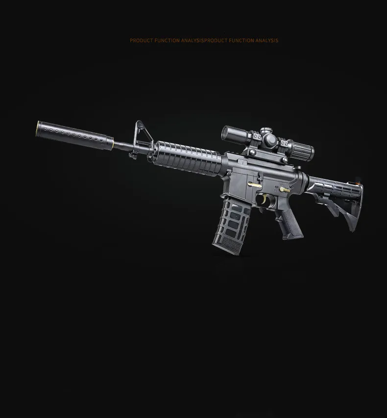 Тип детский игрушечный водяной пистолет M416 Электрический водяные пули высокого качества ручной винтовочный пистолет рождественские подарки