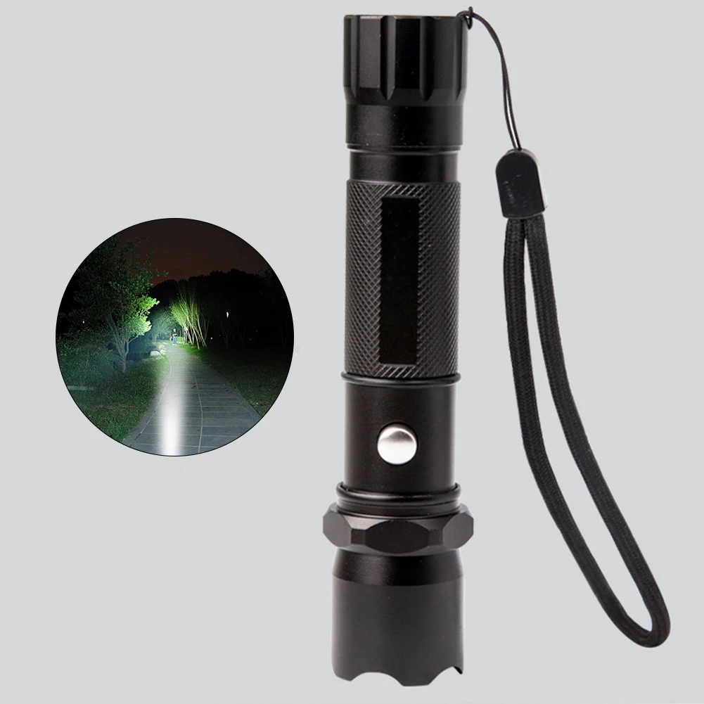 

LED Flashlight Kit Rechargeable Lithium Battery Aluminum Alloy Waterproof Flashlight Suitable For Outdoor Camping Lighting