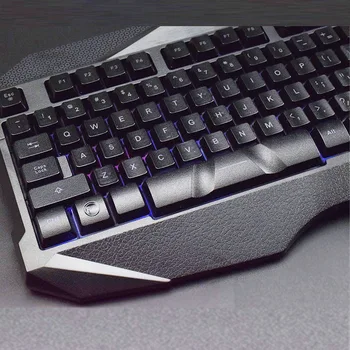 

Desktop Illuminant Keyboard Laser Engraving Font Laptop Keyboard External USB Computer Wired Keyboard