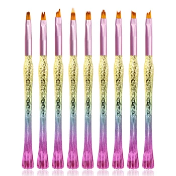 

Manicure Tools New Manicure Painted Pens Pulling Lines Pen and Fish Pen Rod Fish Manicure Pen Set