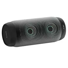 AABB-AEC BQ-615 PRO Красочный светодиодный bluetooth-динамик HIFI стерео беспроводной портативный динамик Поддержка NFC микрофон FM(черный