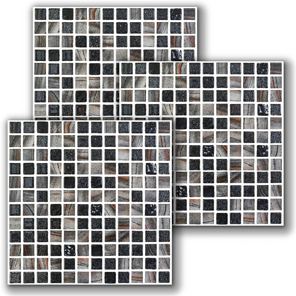 

2020 Hot Sell Crystal Mosaic Tile Stickers Wallpapers with Self Adhesive for Room Decoration and Renovation