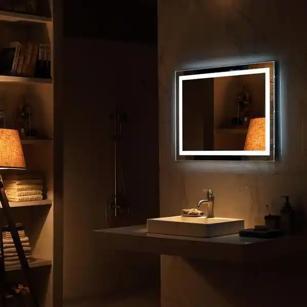Smart Mirror Touch Led Bathroom Toilet Anti Fog Mirror Wall Mounted Makeup Mirror Built In Light Strip New Decorative Mirrors Aliexpress smart mirror touch led bathroom toilet anti fog mirror wall mounted makeup mirror built in light strip new