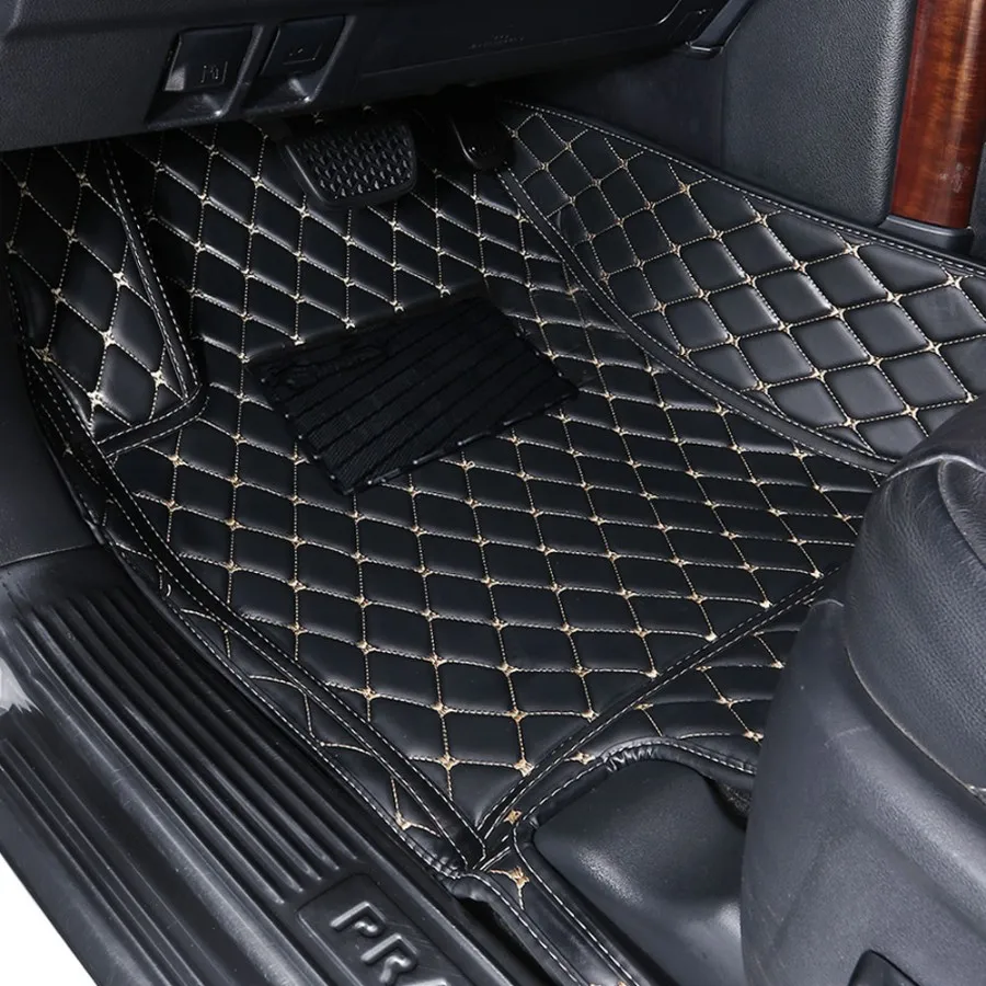 #^Special Price Floor Mat For Toyota land cruiser Prado 120 Left steering wheel 2002-2009 Waterproof car Floor Mats Set car styling accessories #^Special Price Floor Mat For Toyota land cruiser Prado 120 Left steering wheel 2002-2009 Waterproof car Floor Mats Set car styling accessories