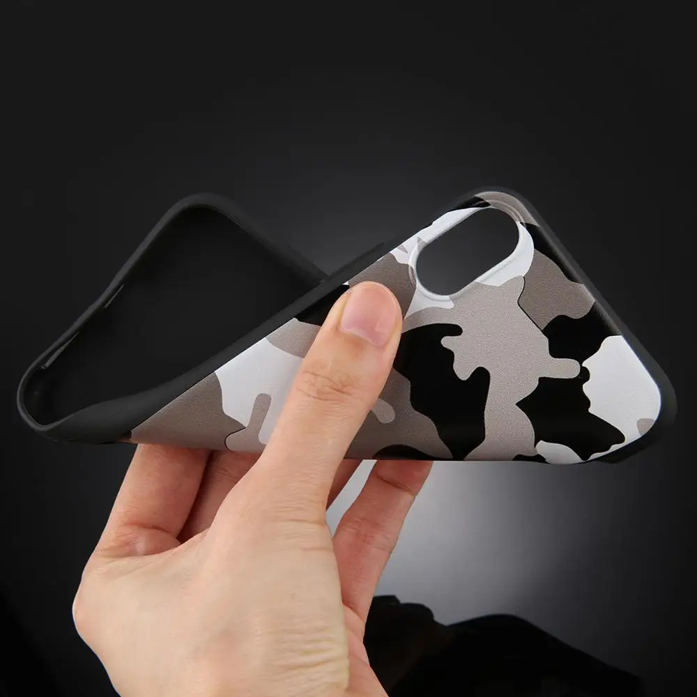 Leewinda, военный камуфляжный чехол для iPhone 6, 6 S, 7, 8 Plus, X, XR, XS Max, чехол, армейский зеленый камуфляж, мягкий ТПУ чехол для телефона