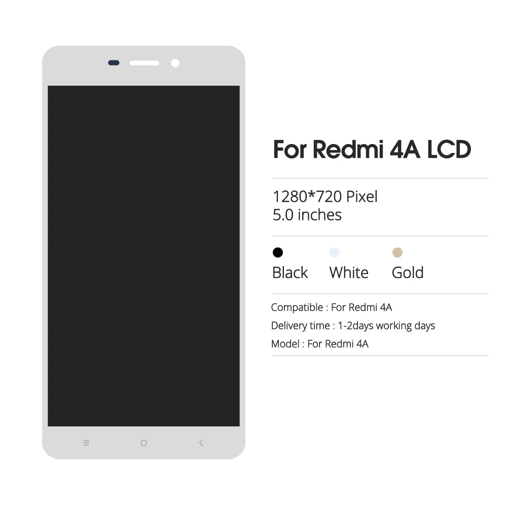 5 0 &quotдюймов для Xiaomi Redmi 4A ЖК дисплей сенсорный экран дигитайзер сборка с рамкой Pro