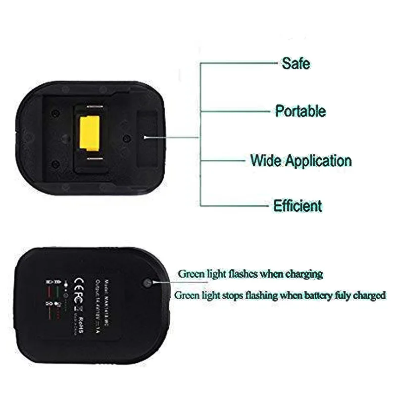 Зарядное устройство для литий-ионных аккумуляторов Makita BL1415 BL1430 BL1815 BL1830 BL1850 ток