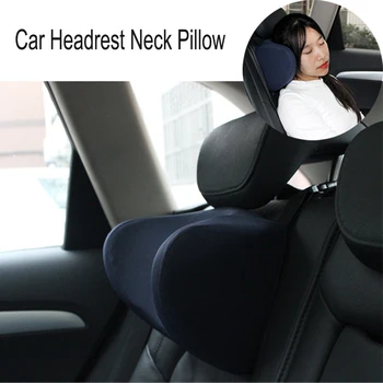 

JINSERTA U Shaped Neck Pillow Auto Car Headrest Support Seat Back Cushion Pillow for Universal Car Accessories