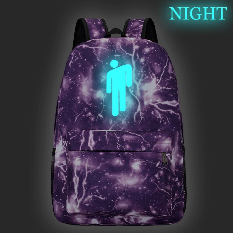 21 Sac A Dos Femme Billie Eilish рюкзак для путешествий, холщовый рюкзак для ноутбука, Mochila Mujer, женская и мужская сумка для книг, школьный рюкзак, рюкзак, DJ певцы - Цвет: 21