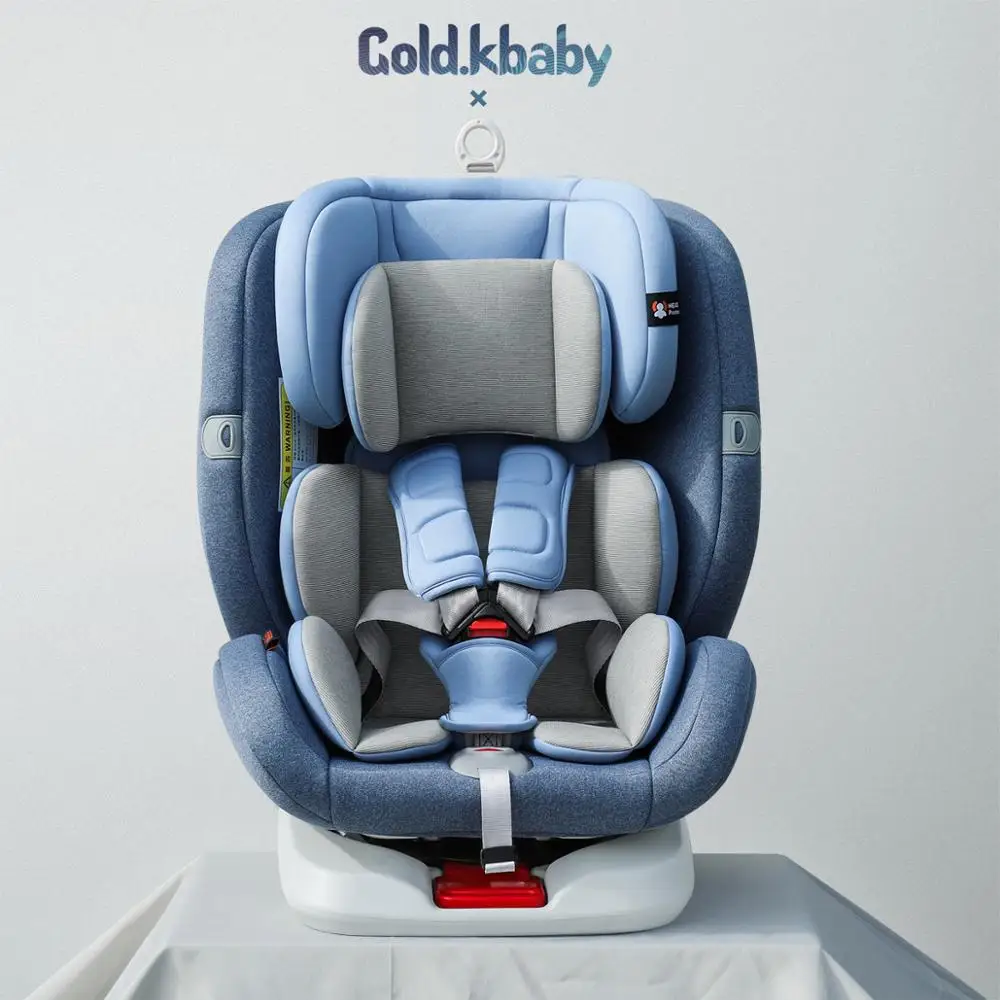 Детское автомобильное кресло 360 градусов вращающийся детское автомобильное безопасное сиденье ISOFIX Соединитель с защелкой От 0 до 12 лет/0-36 кг - Цвет: 5